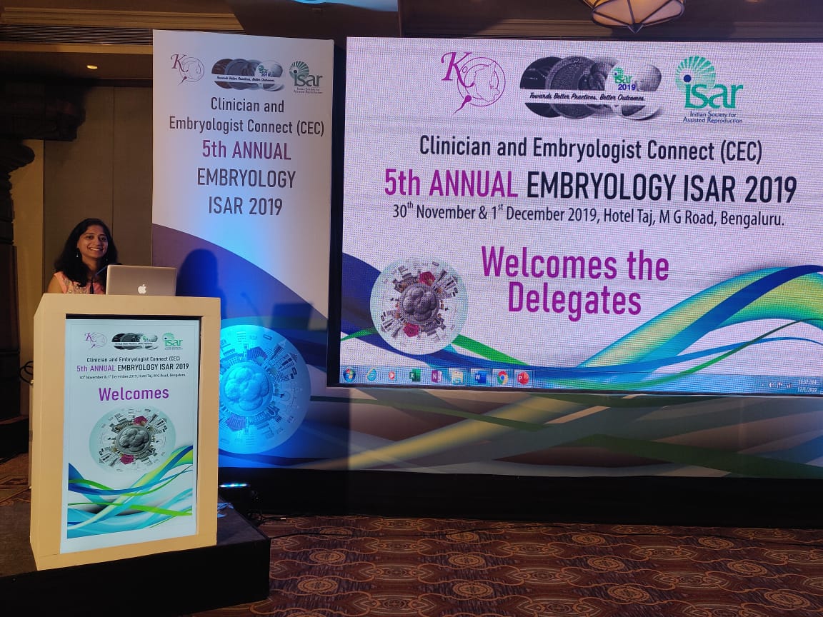 Dr. Kavya at ISAR conference, Bangalore (1)